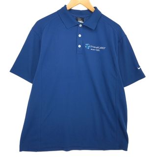 ナイキ(NIKE)の古着 ナイキ NIKE GOLF ゴルフ DRI-FIT 半袖 ポロシャツ メンズL相当 /eaa466614(ポロシャツ)