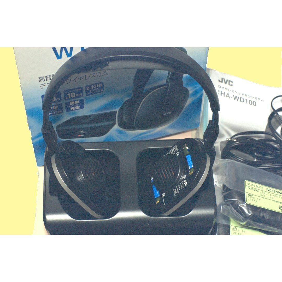 KENWOOD - JVC HA-WD100 ワイヤレスヘッドホンの通販 by KENWOOD - JVC HA-WD100 ワイヤレスヘッドホンの通販 by
