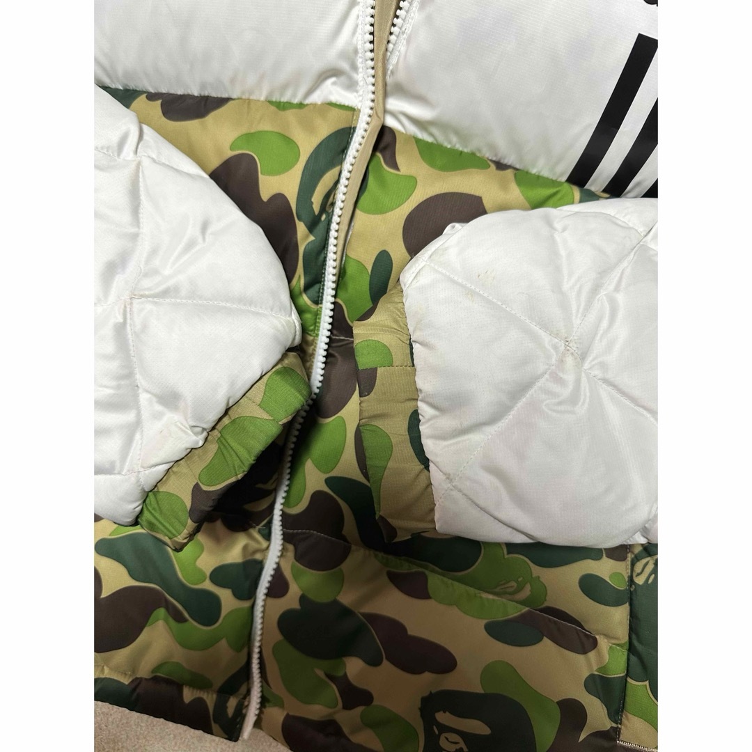 A BATHING APE - 正規品 adidas a bathing ape ダウンジャケット A BATHING APE - 正規品 adidas a bathing ape ダウンジャケット