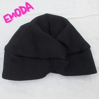 エモダ(EMODA)のEMODA ターバンニットキャップ(ニット帽/ビーニー)