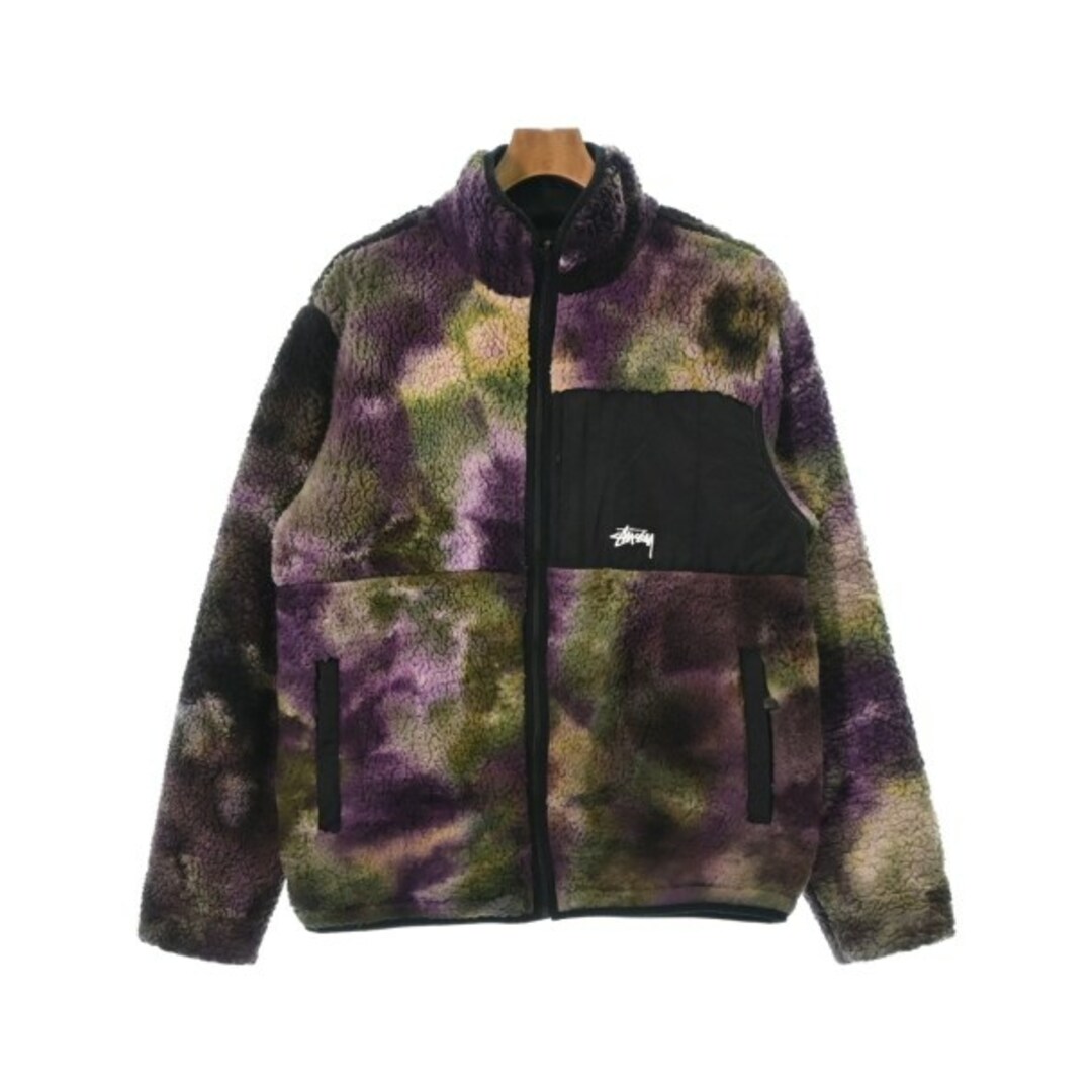 STUSSY ステューシー ブルゾン(その他) M 紫x緑x黒(総柄) 【古着】 STUSSY ステューシー ブルゾン(その他) M 紫x緑x黒(総柄) 【古着】