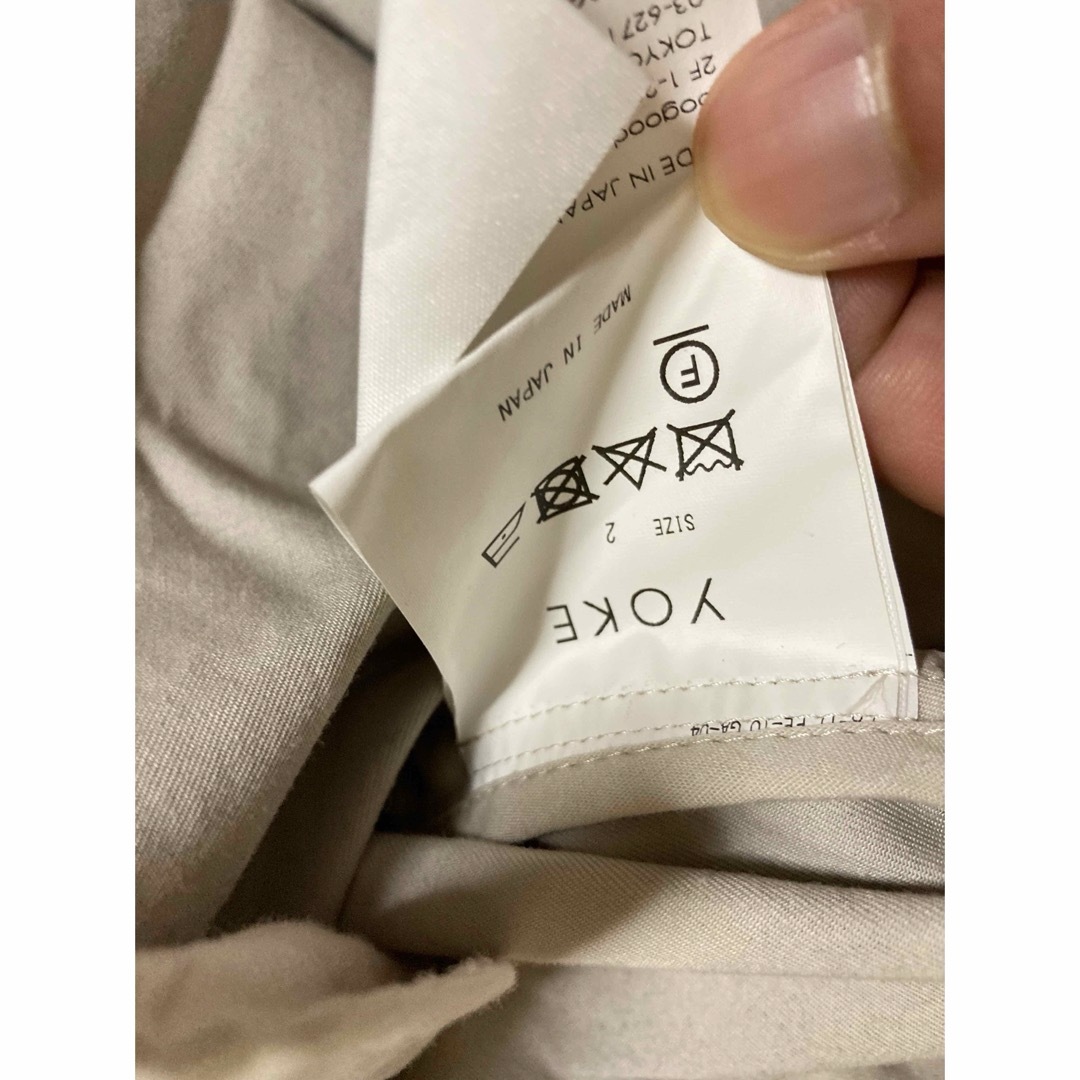 YOKE - 未使用 YOKE ヨークSPRAY PRINTED TRENCH SPの通販 by YOKE - 未使用 YOKE ヨークSPRAY PRINTED TRENCH SPの通販 by
