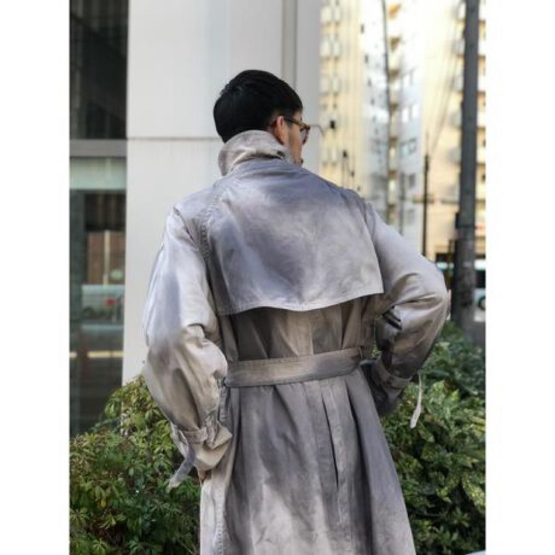 YOKE - 未使用 YOKE ヨークSPRAY PRINTED TRENCH SPの通販 by YOKE - 未使用 YOKE ヨークSPRAY PRINTED TRENCH SPの通販 by