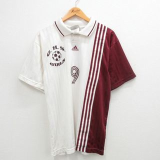 高評価アイテム adidas - M☆古着 アディダス adidas 半袖 サッカー シャツ Sサイズ