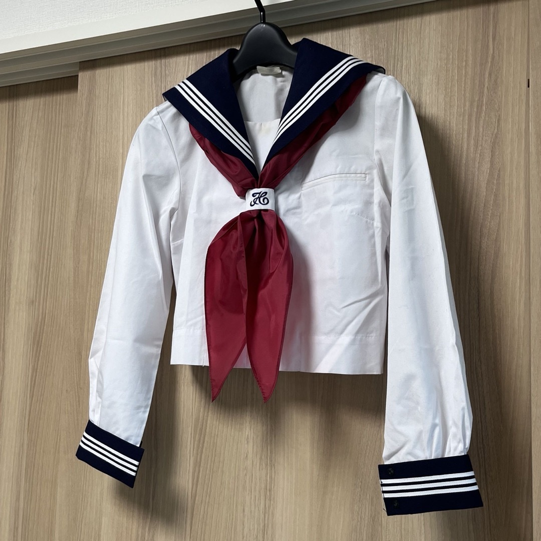 スクールパール 学校販売用 スカーフ付 セーラー服 夏服 150A スクールパール 学校販売用 スカーフ付 セーラー服 夏服 150A