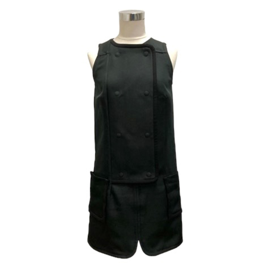 バレンシアガ BALENCIAGA ワンピース ノースリーブ ミニ丈 36 黒 バレンシアガ BALENCIAGA ワンピース ノースリーブ ミニ丈 36 黒