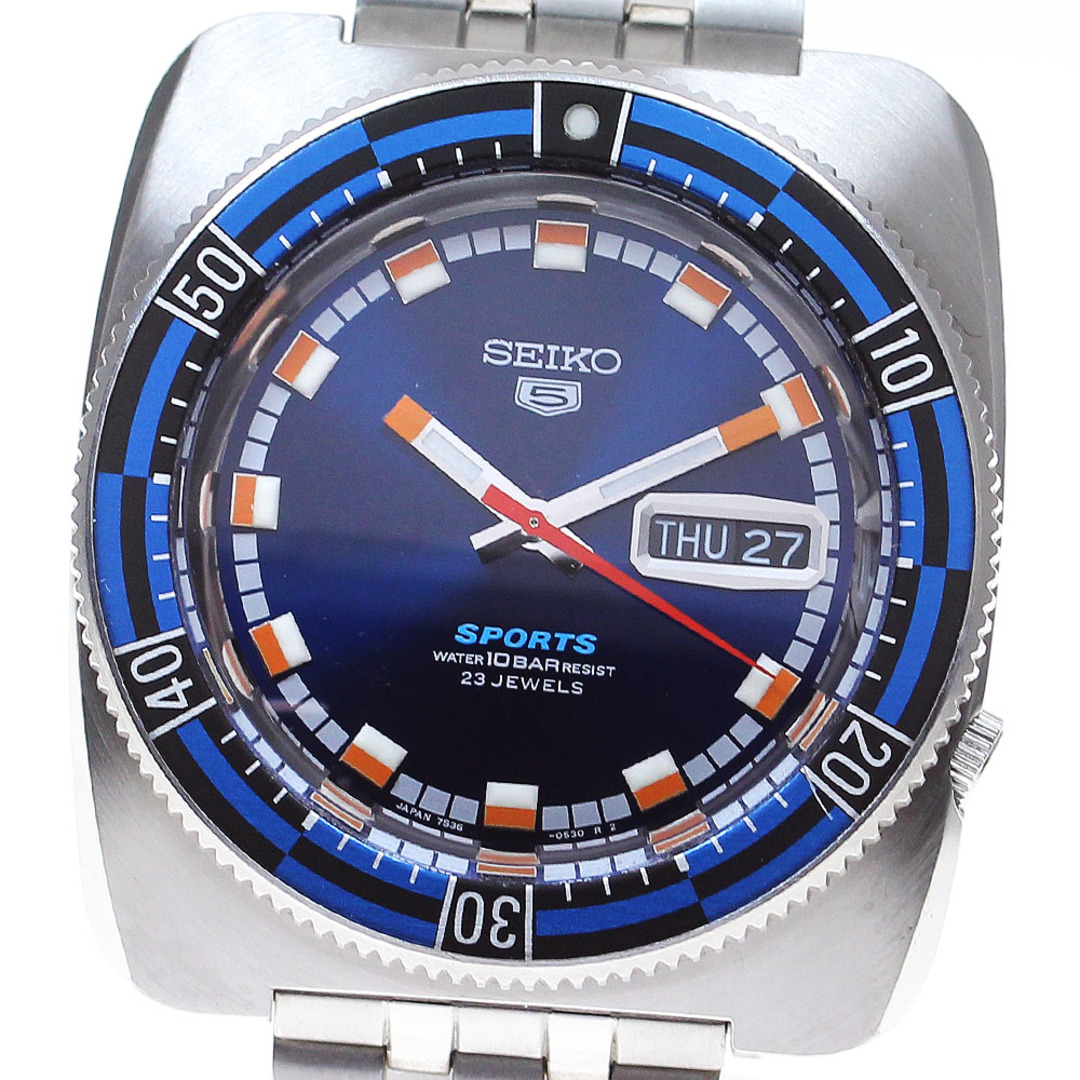 SEIKO - セイコー SEIKO 7S36-0080 5スポーツ デイデイト 自動巻き メンズ _824381