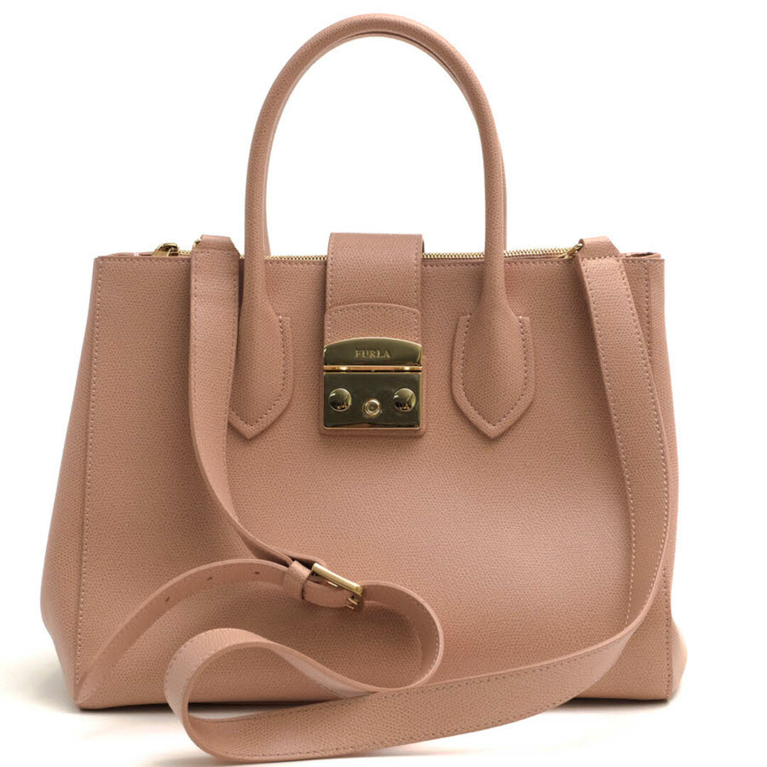 FURLA - フルラ／FURLA バッグ ハンドバッグ 鞄 トートバッグ レディース 女性 女性用 レザー 革 本革 ピンク  METROPOLIS M TOTE メトロポリス 2WAY ショルダーバッグ