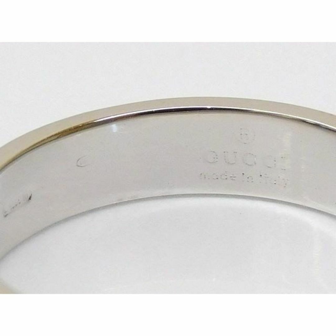 新品同様品 グッチ □ 11.5号(12) アイコン 指輪 リング K18WG 新品同様品 グッチ □ 11.5号(12) アイコン 指輪 リング K18WG
