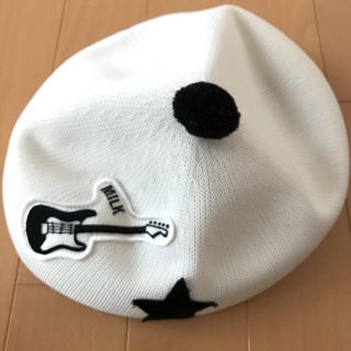 ミルク(MILK)のMILK  ベレー帽 新品(ハンチング/ベレー帽)