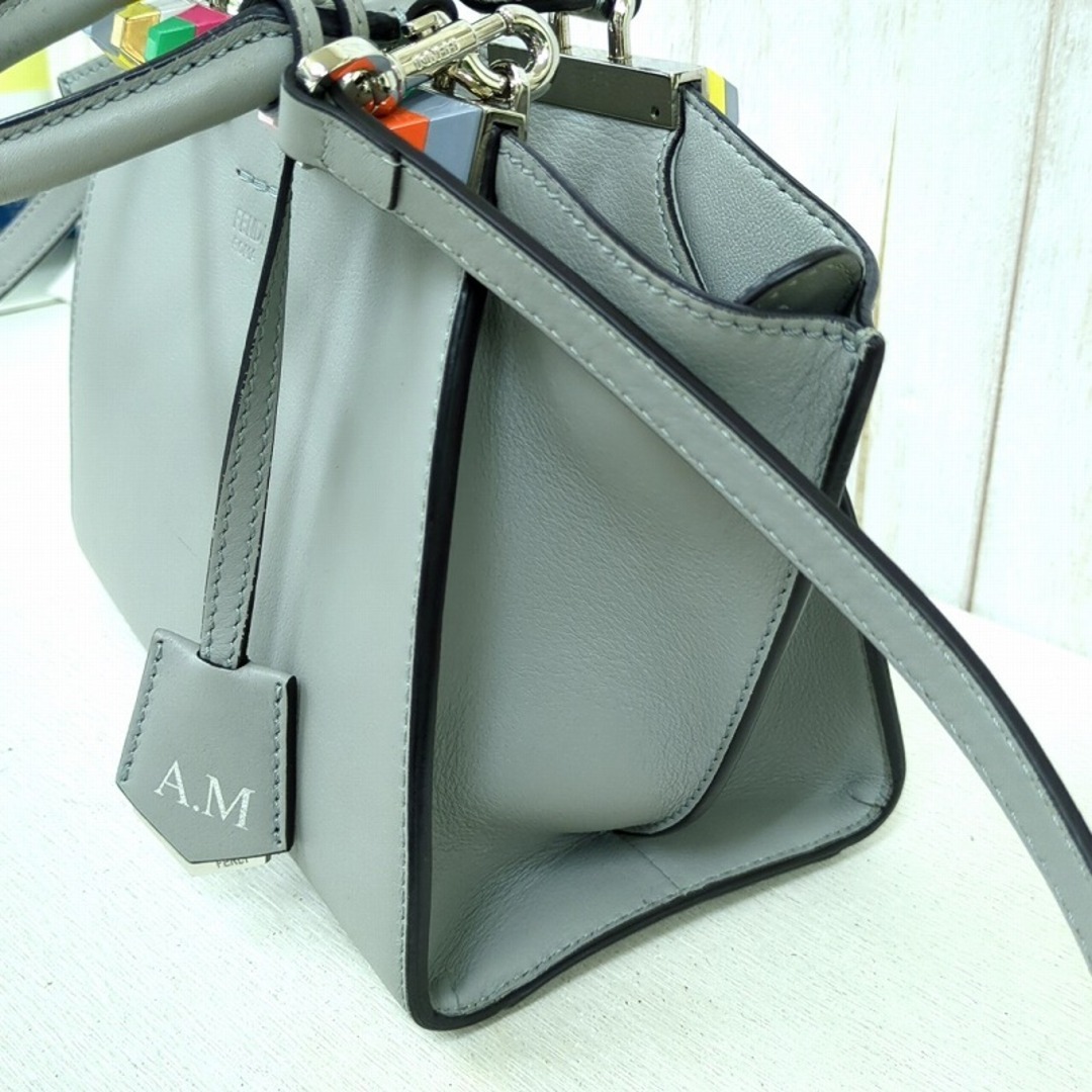FENDI フェンディ レザー ショルダー バッグ ハンドバック 2WAY FENDI フェンディ レザー ショルダー バッグ ハンドバック 2WAY