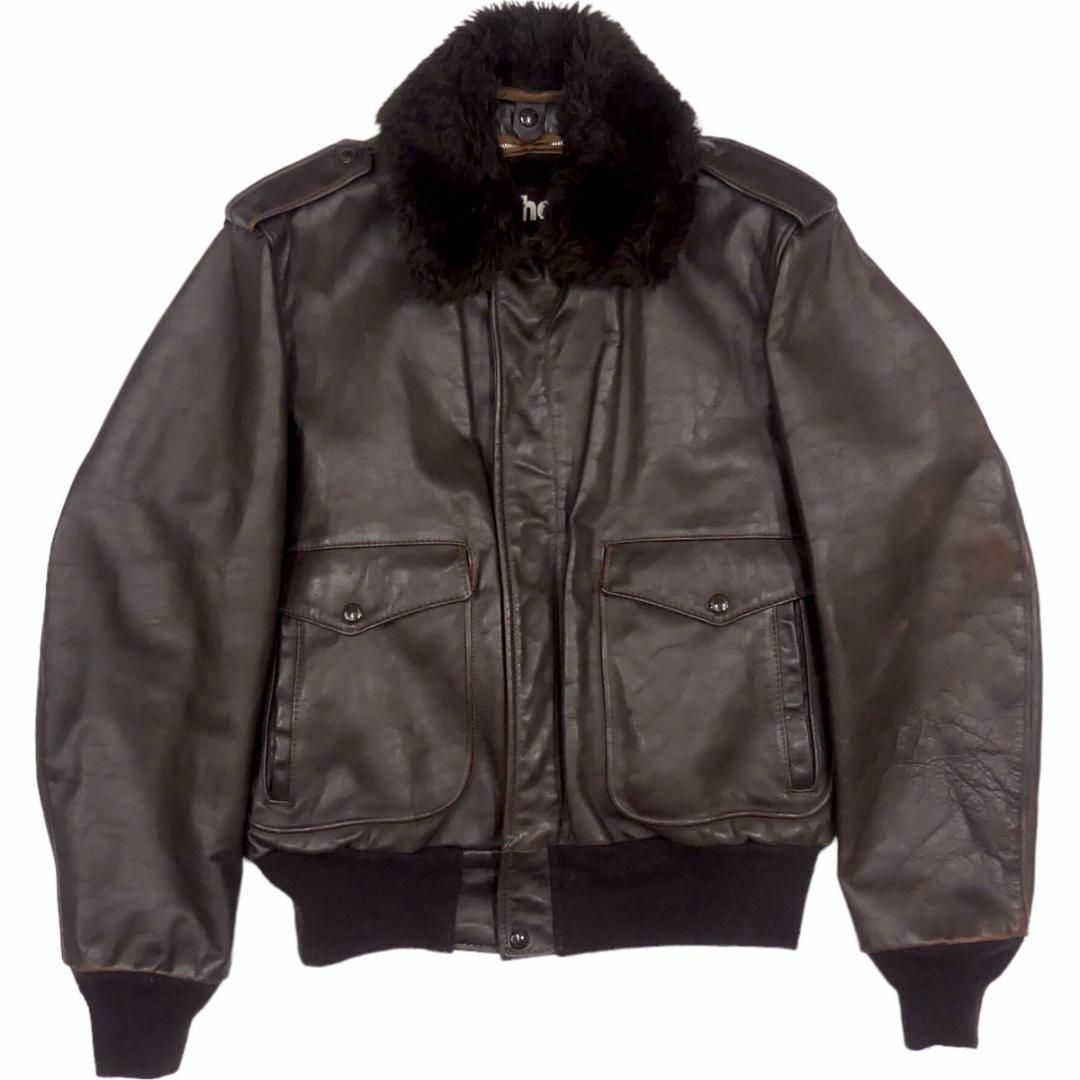schott - Schott ショット G-1 レザーフライトジャケット 40 茶 schott - Schott ショット G-1 レザーフライトジャケット 40 茶