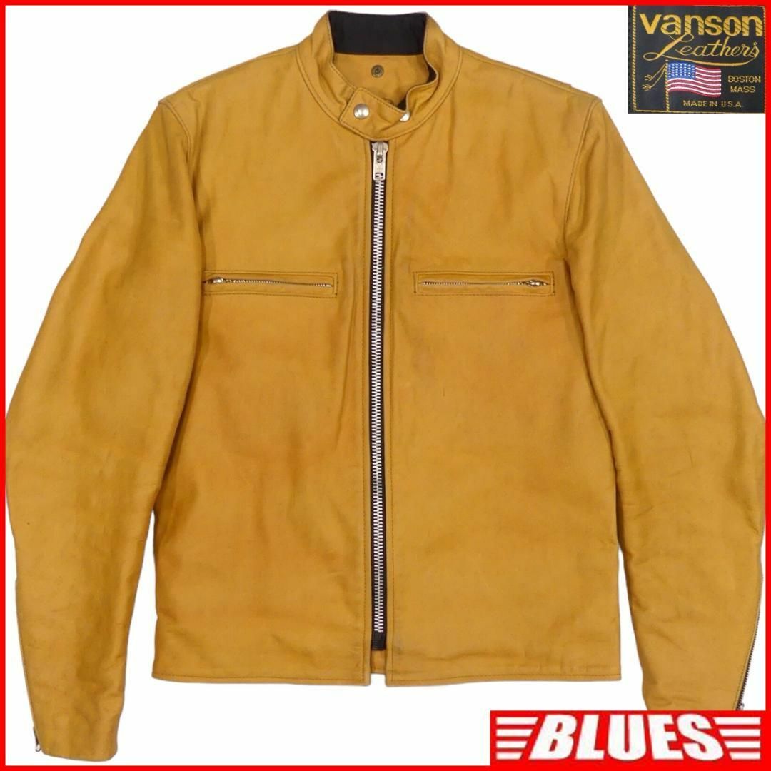 USA製 VANSON バンソン S ライダース シングル 36 HH9668 USA製 VANSON バンソン S ライダース シングル 36 HH9668