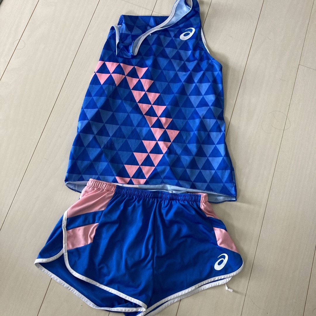 asics - asics 陸上用ユニフォーム 上下 ランパンランシャツ asics - asics 陸上用ユニフォーム 上下 ランパンランシャツ
