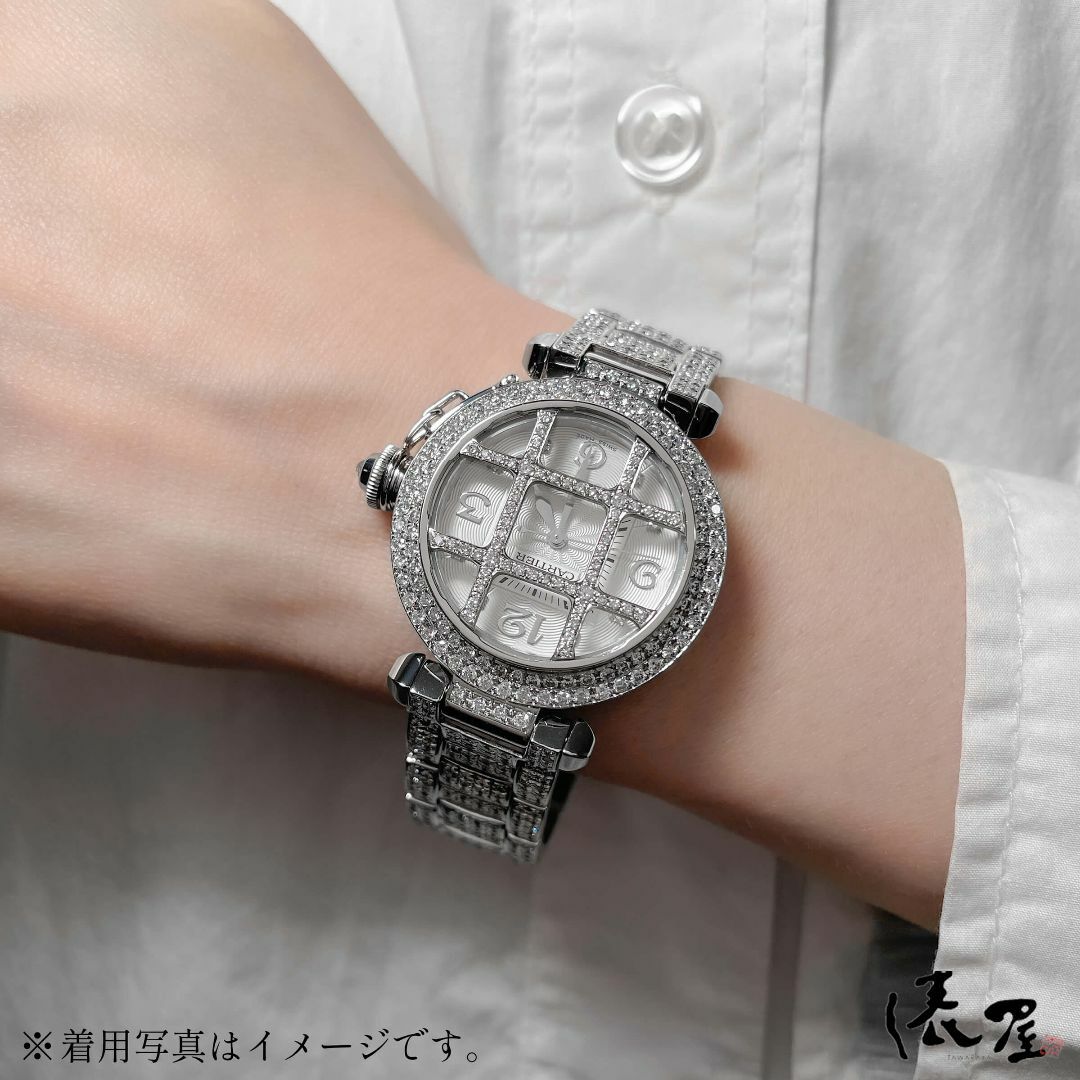 激安 超特価商店街 Cartier - 【国際保証書】カルティエ 750WG パシャ32 ダイヤ その他