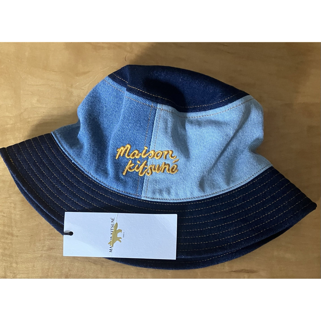 Maison Kitsune メゾンキツネ デニムバケットハット 帽子 Maison Kitsune メゾンキツネ デニムバケットハット 帽子