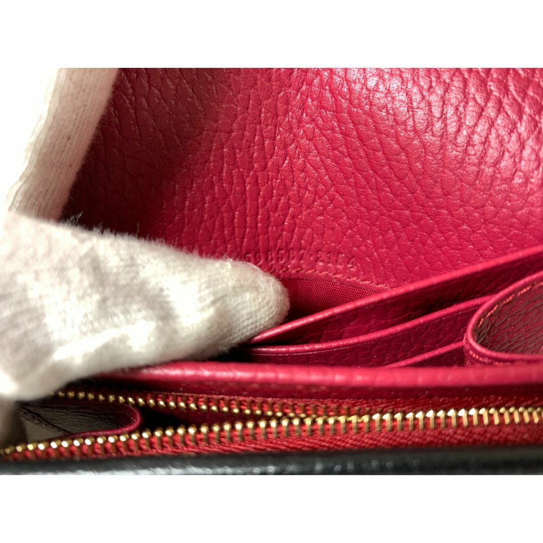 GUCCI - ☆未使用☆ GUCCI グッチ ダブルGウォレット 黒 598587 GUCCI - ☆未使用☆ GUCCI グッチ ダブルGウォレット 黒 598587