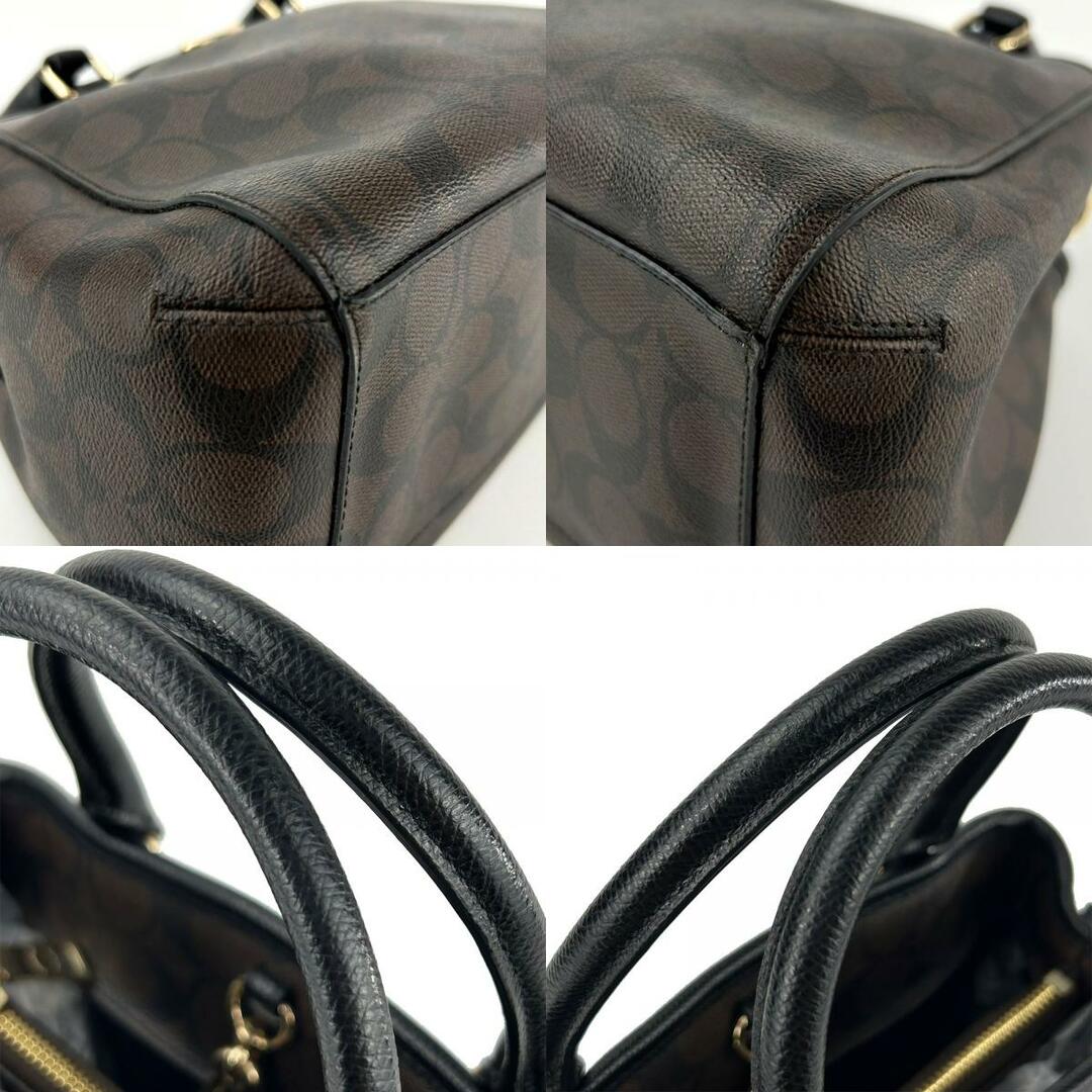 COACH - 【中古】 コーチ ハンドバッグ F34605 シグネチャー PVC レザー ブラウン ブラック ゴールド金具 2WAY ショルダー レディース 女性 COACHの通販 by V.S BUYERS ラクマ店 |コーチならラクマ COACH - 【中古】 コーチ ハンドバッグ F34605 シグネチャー PVC レザー ブラウン ブラック ゴールド金具 2WAY ショルダー レディース 女性 COACHの通販 by V.S BUYERS ラクマ店 |コーチならラクマ