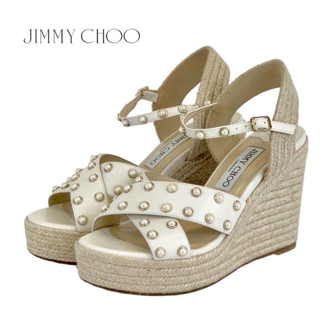 ジミーチュウ JIMMY CHOO サンダル 靴 シューズ レザー ホワイト ジミーチュウ JIMMY CHOO サンダル 靴 シューズ レザー ホワイト