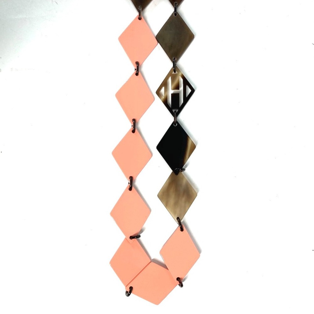 HERMES - エルメス HERMES ロングネックレス ラッカーウッド HERMES - エルメス HERMES ロングネックレス ラッカーウッド