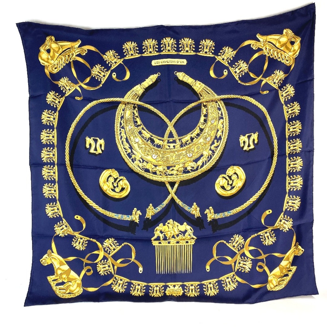 エルメス HERMES 黄金の騎士 LES CAVALIERS D´OR カレ90 エルメス HERMES 黄金の騎士 LES CAVALIERS D´OR カレ90