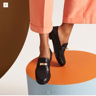 HERMES - 未使用HERMESオズミュール37ムートンファーキャメル HERMES - 未使用HERMESオズミュール37ムートンファーキャメル
