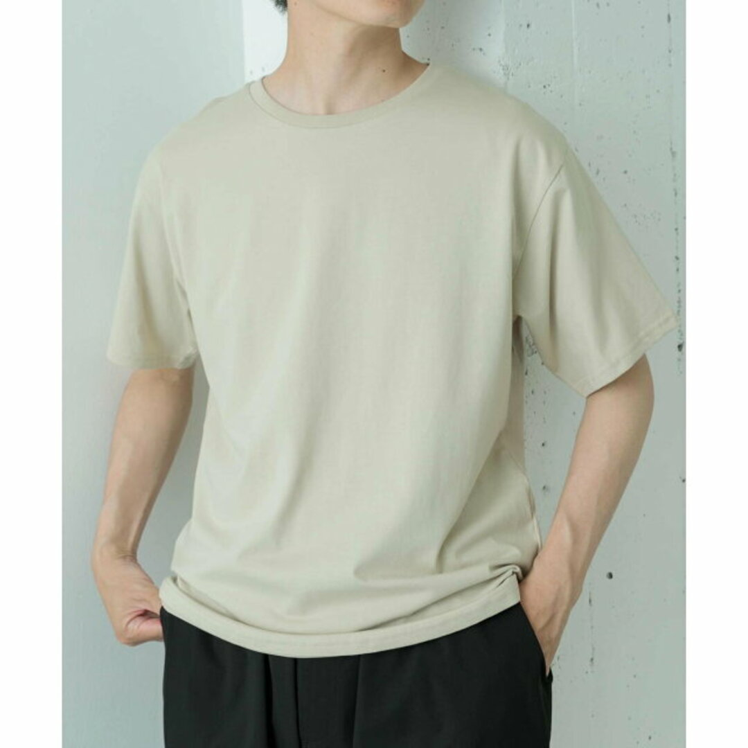 URBAN RESEARCH ITEMS(アーバンリサーチアイテムズ)の【GREIGE】撥水機能 クルーネック シルケットTシャツ その他のその他(その他)の商品写真