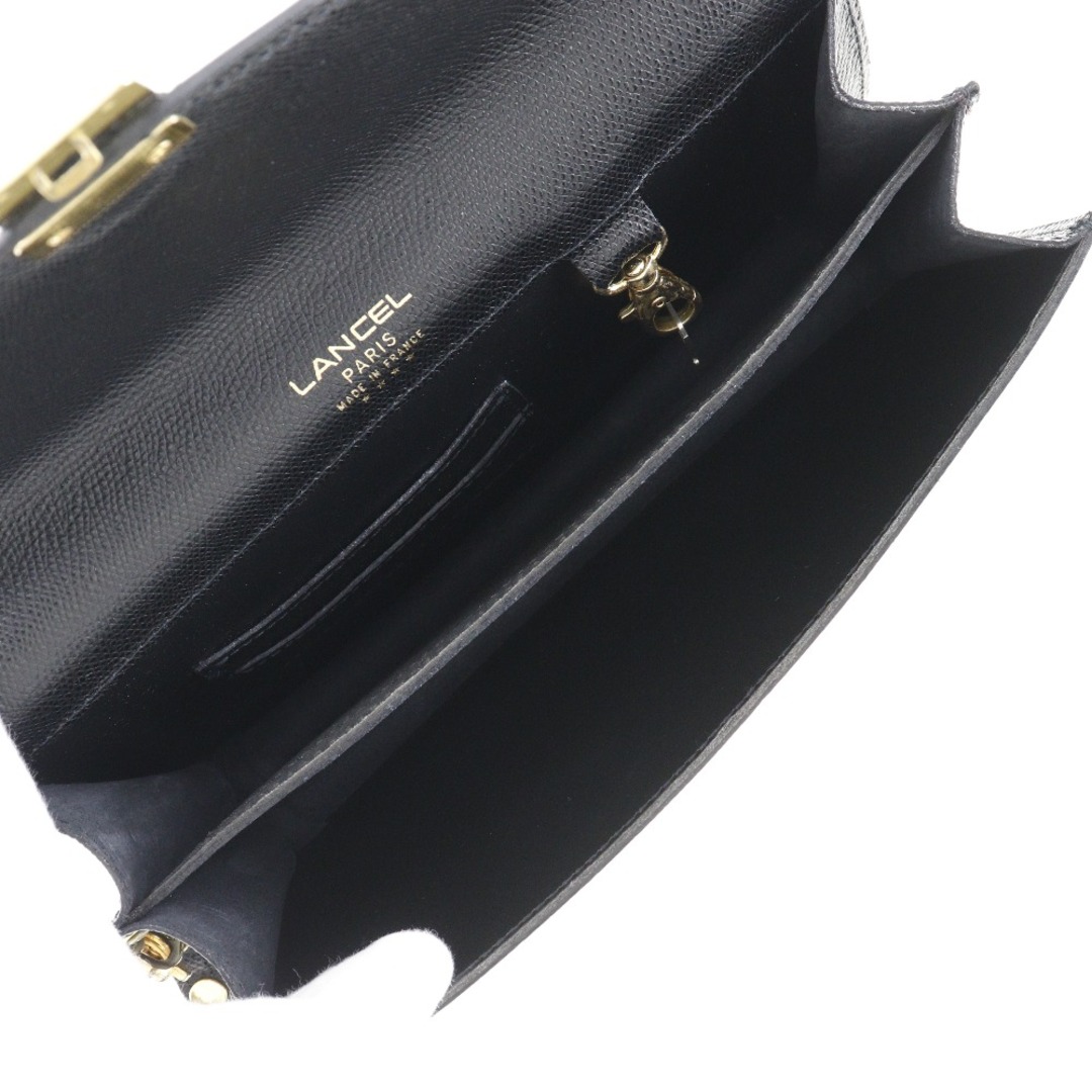 LANCEL - 【LANCEL】ランセル レザー 黒 メンズ セカンドバッグ LANCEL - 【LANCEL】ランセル レザー 黒 メンズ セカンドバッグ