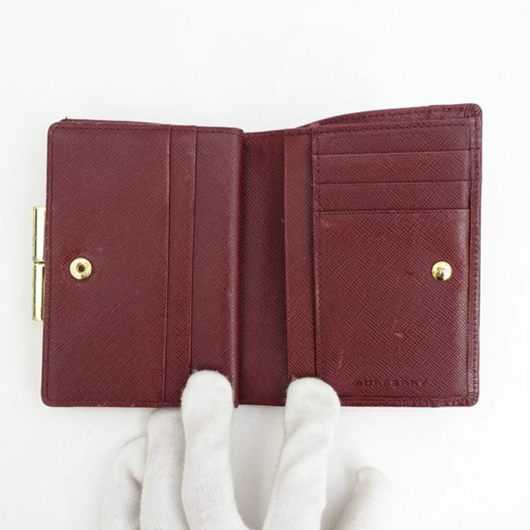 BURBERRY / バーバリー ◇二つ折り財布/がま口/ノバチェック BURBERRY / バーバリー ◇二つ折り財布/がま口/ノバチェック