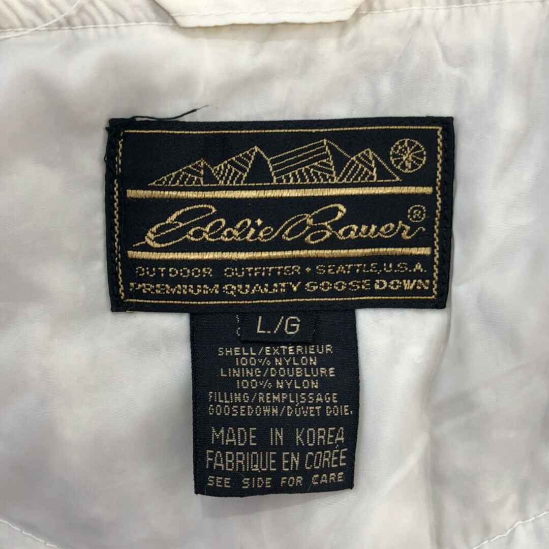 クールな価格でホットなピック Eddie Bauer - 90年代 Eddie Bauer エディーバウアー ダウン 男性用