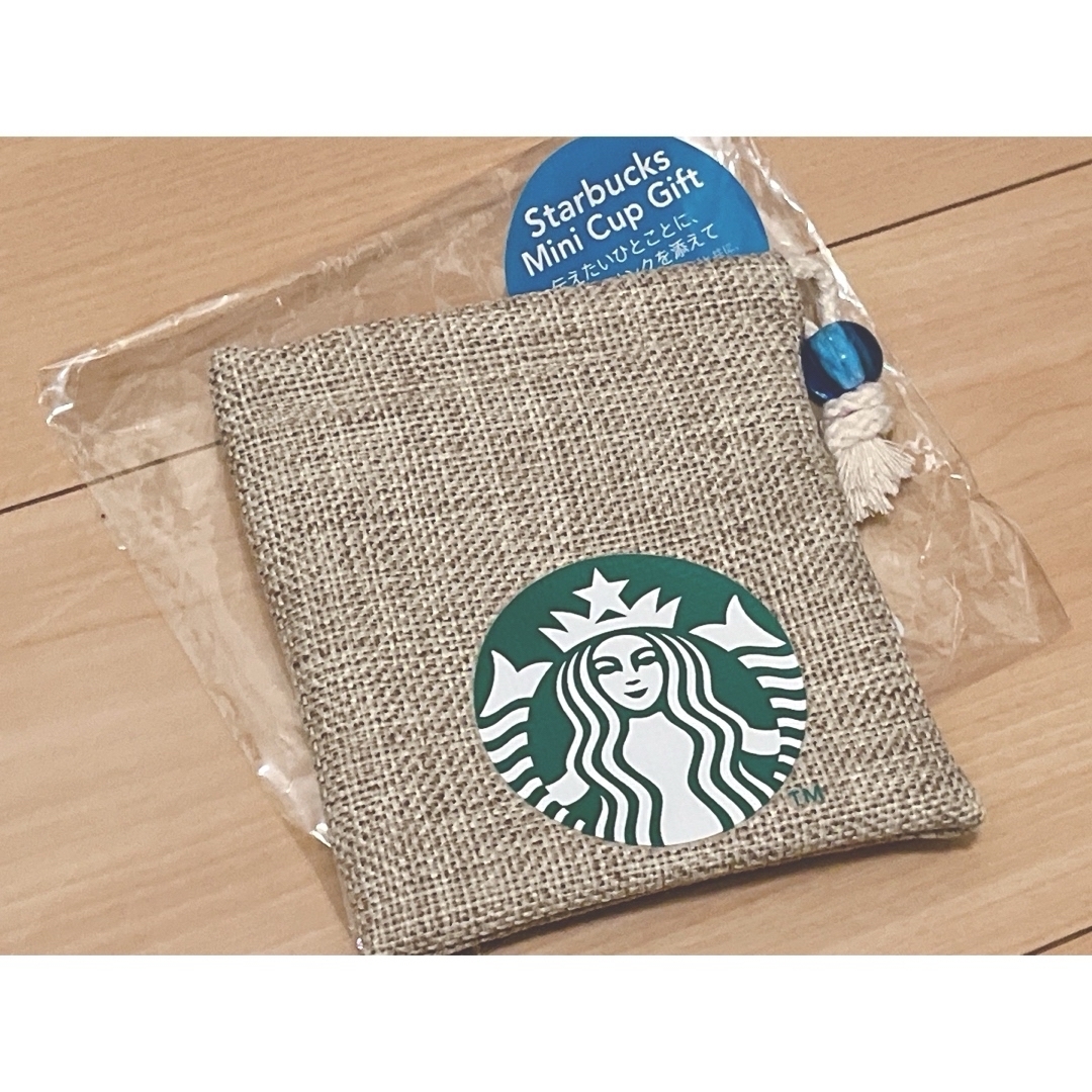 Starbucks - スタバ☆ミニカップギフト巾着☆シーサイドの通販