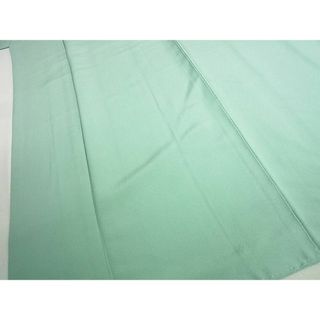 平和屋着物■上質な色無地　千草色　逸品　DAAC3910mz(着物)