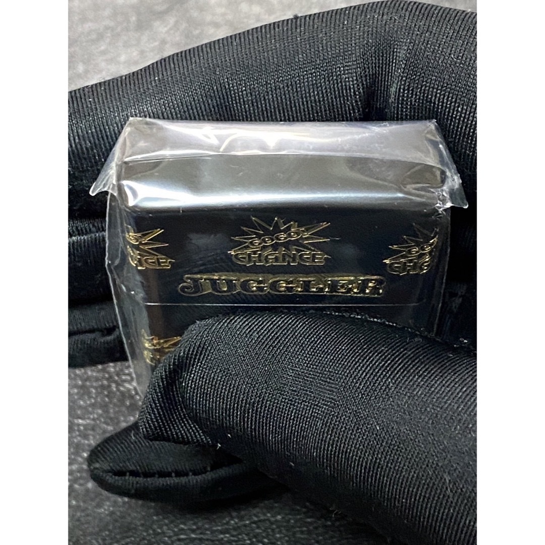 zippo ジャグラー 装飾 4面加工 ブラック 特殊加工 2022年製の zippo ジャグラー 装飾 4面加工 ブラック 特殊加工 2022年製の