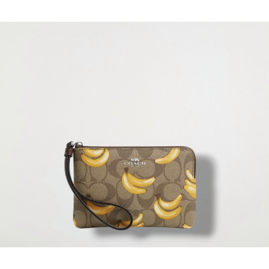 COACH コーナー ジップ リストレット シグネチャー キャンバス COACH コーナー ジップ リストレット シグネチャー キャンバス