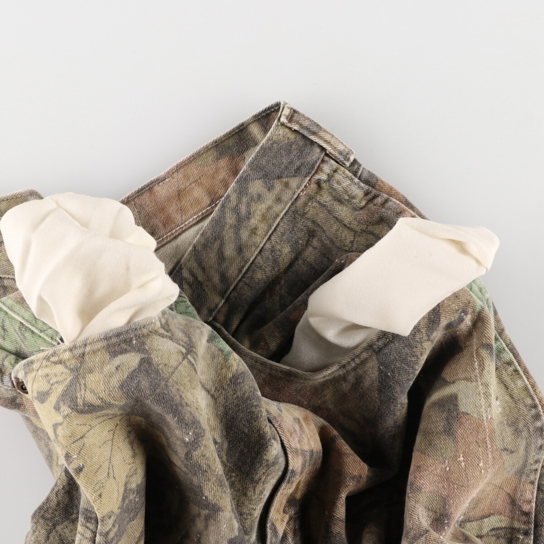 ラングラー】リアルツリーパンツ ダブルニー 32×34 美品 人気古着 j