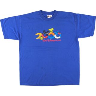 古着 00年代 WALT Disney World DISNEY ディズニー キャラクタープリントTシャツ カナダ製 メンズL相当 /eaa437103(Tシャツ/カットソー(半袖/袖なし))