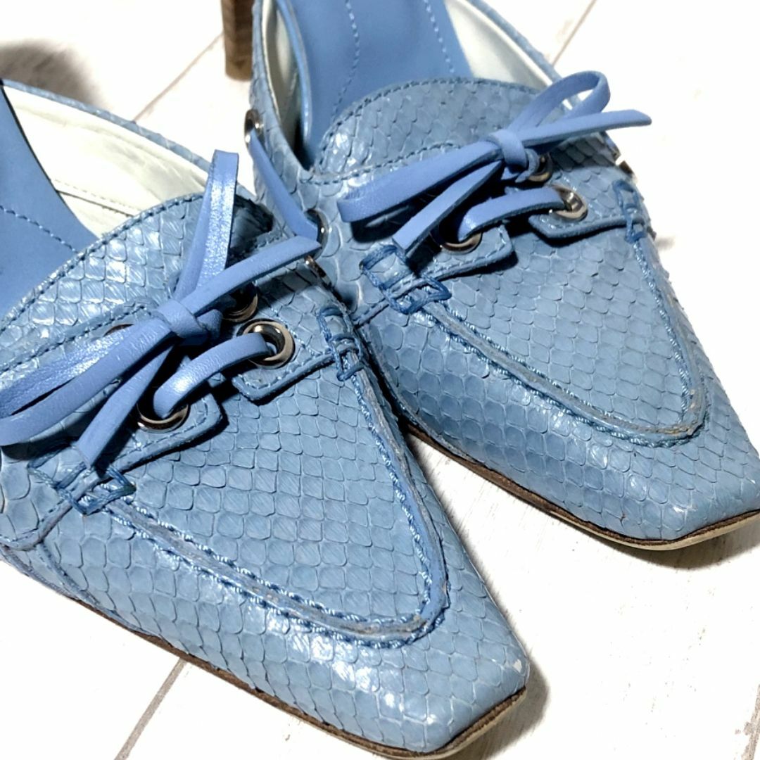 TOD'S - トッズ パイソン ミュール 36 TOD'S レザー サンダル の TOD'S - トッズ パイソン ミュール 36 TOD'S レザー サンダル の