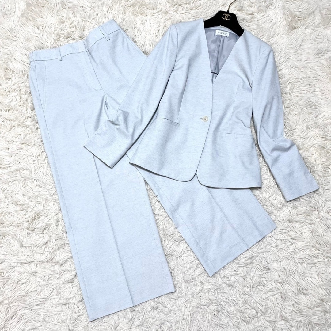 洗える 麻✨PLST プラステ ノーカラー セットアップ つぶやく 洗える 麻✨PLST プラステ ノーカラー セットアップ つぶやく