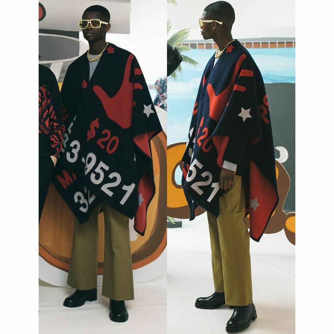 MONCLER - モンクレール ジーニアス 1952 ポンチョ 新品 MONCLER - モンクレール ジーニアス 1952 ポンチョ 新品