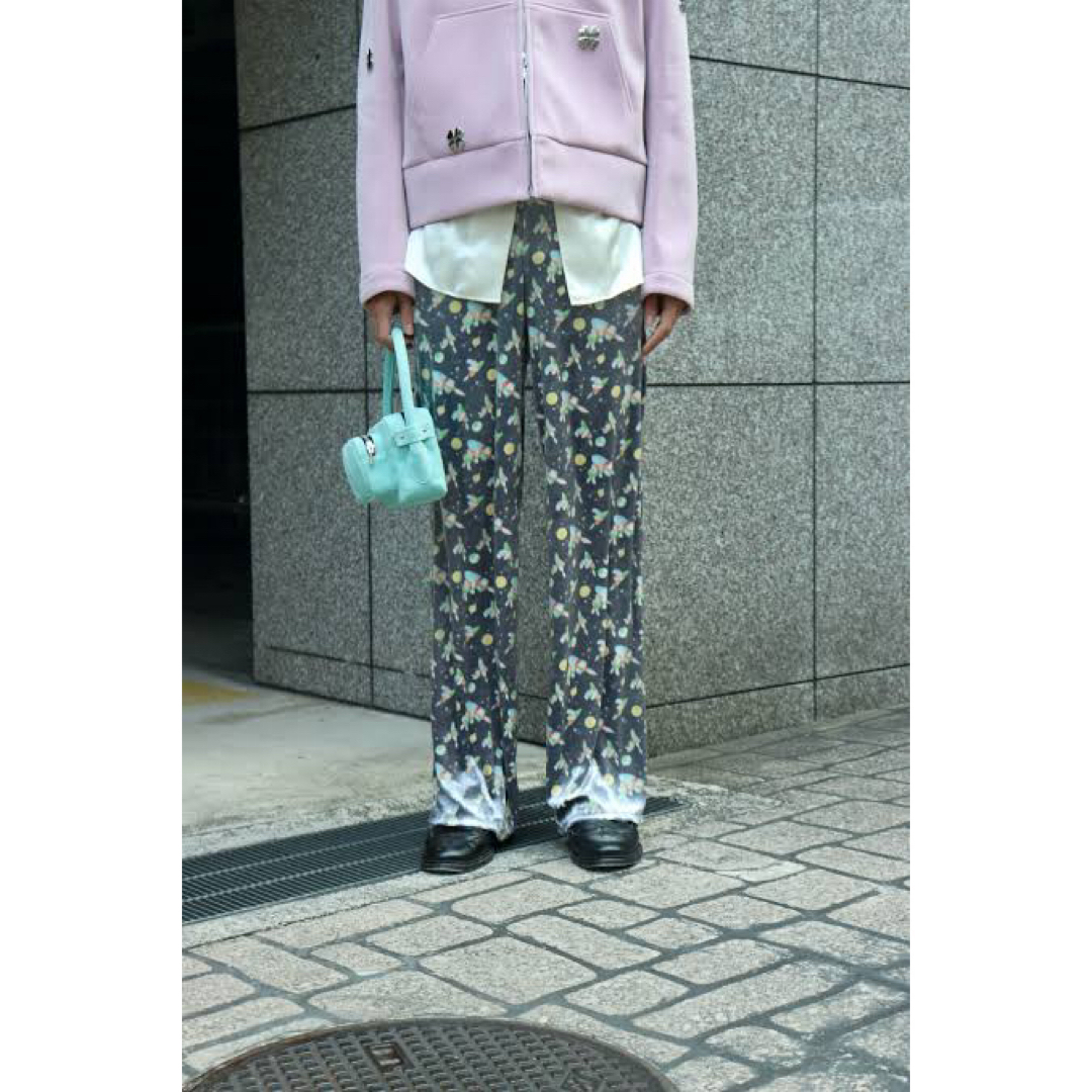 MASU 24SS PRINT VELOUR EASY PANTS パンツ パンツ MASU 24SS PRINT VELOUR EASY PANTS パンツ パンツ