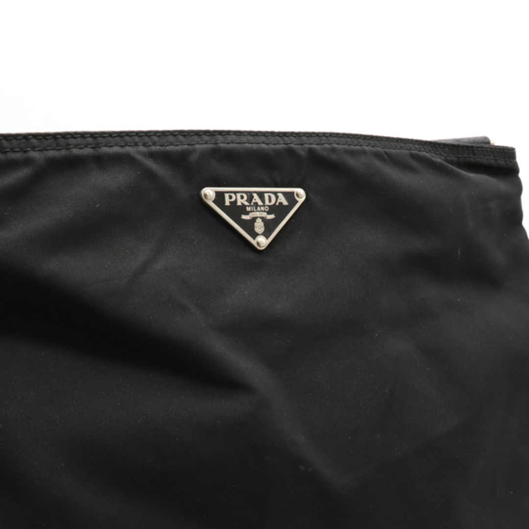 PRADA - PRADA プラダ ショルダーバッグ 斜め掛け マチなし PRADA - PRADA プラダ ショルダーバッグ 斜め掛け マチなし