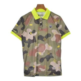ホーンガーメント(HORN GARMENT)のHORN GARMENT ホンガーメント ポロシャツ M カーキ系(迷彩) 【古着】【中古】(ポロシャツ)
