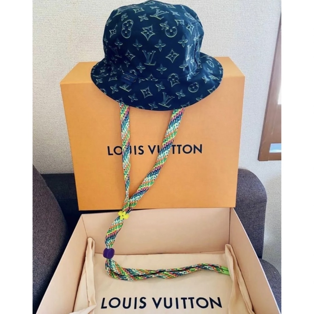 ルイヴィトン バケットハット・LV プレイ 焼き払い ルイヴィトン バケットハット・LV プレイ 焼き払い