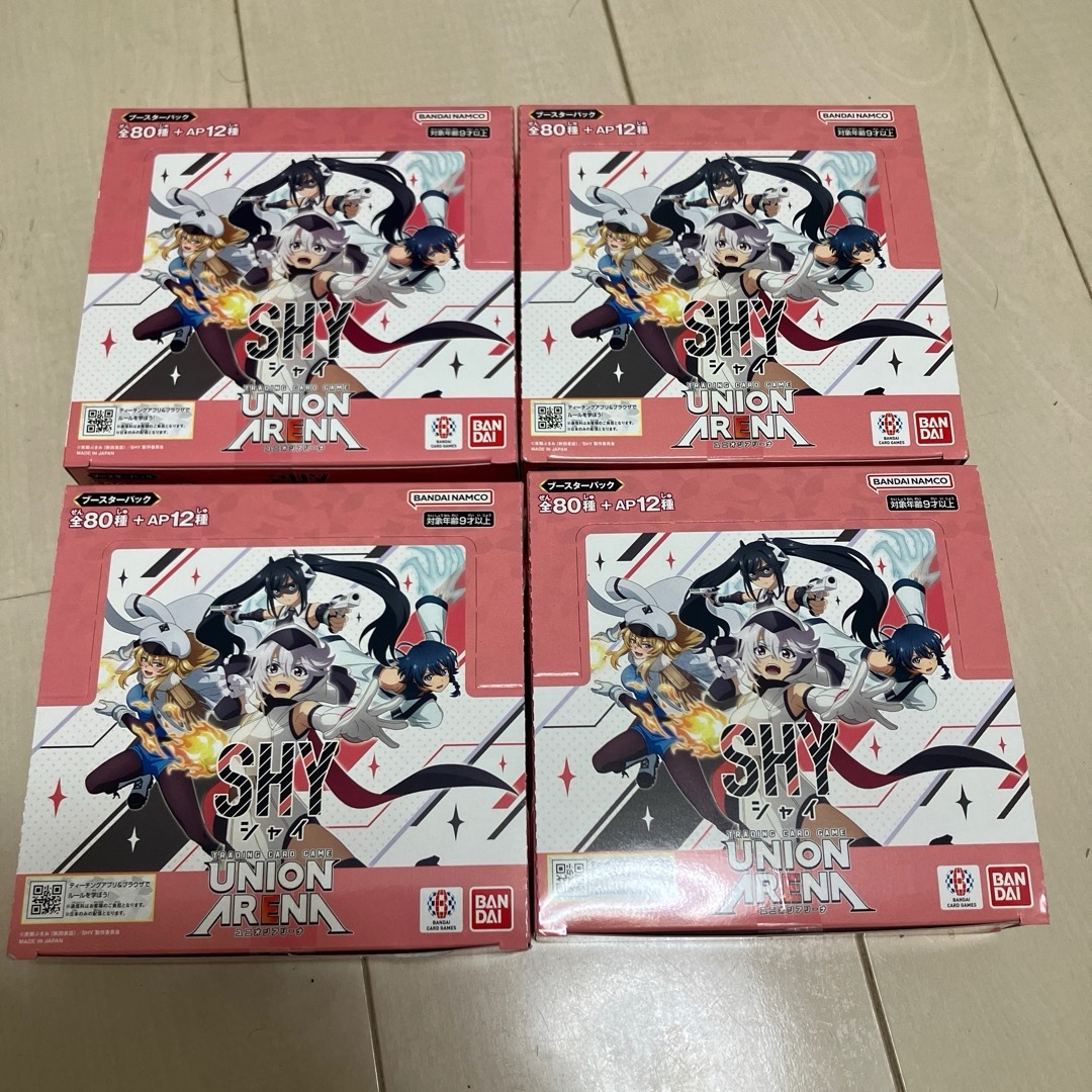 ユニオンアリーナ SHY 4BOX テープ付き UNION ARENA シャイ ユニオンアリーナ SHY 4BOX テープ付き UNION ARENA シャイ