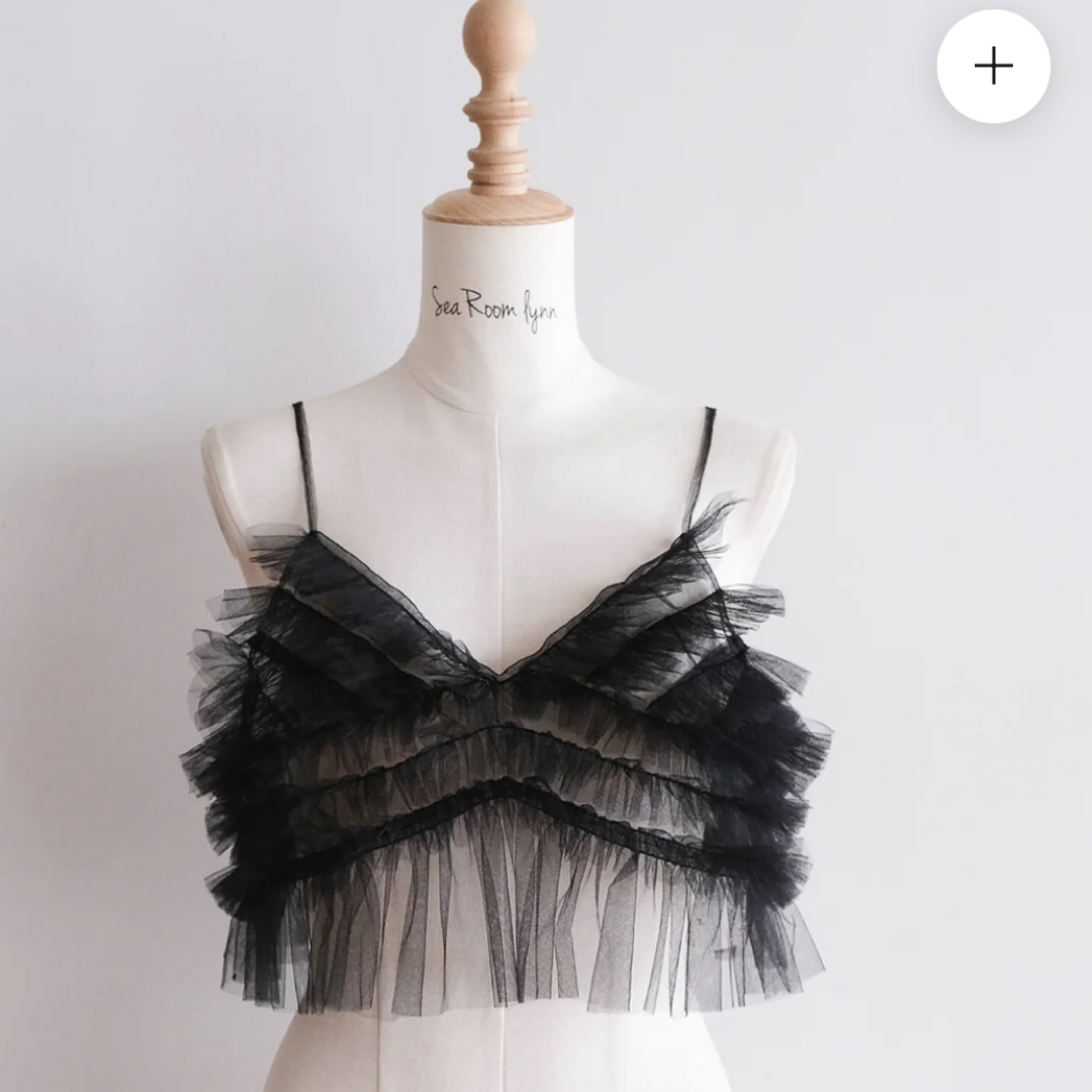 SeaRoomlynn - シールームリン Tulle Frill sheerビスチェ美品の SeaRoomlynn - シールームリン Tulle Frill sheerビスチェ美品の