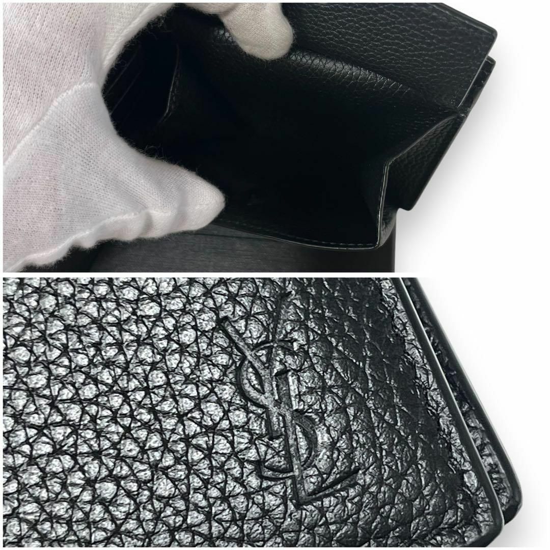 Yves Saint Laurent - 新品同様 現行完売 サンローラン 折り財布 Yves Saint Laurent - 新品同様 現行完売 サンローラン 折り財布