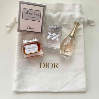 Christian Dior - bello0215様 専用 Dior ミニ香水セット 巾着付 Christian Dior - bello0215様 専用 Dior ミニ香水セット 巾着付