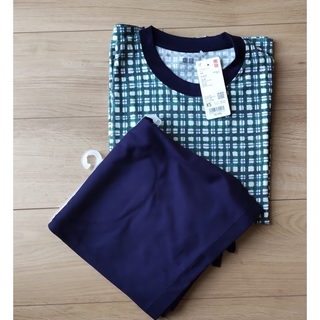 ユニクロ(UNIQLO)のユニクロ半袖半ズボンパジャマ　エアリズムコットンセット(その他)