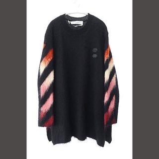 Off-White - オフホワイト 19AW ロゴ モヘア ニット セーター 44 Off-White - オフホワイト 19AW ロゴ モヘア ニット セーター 44