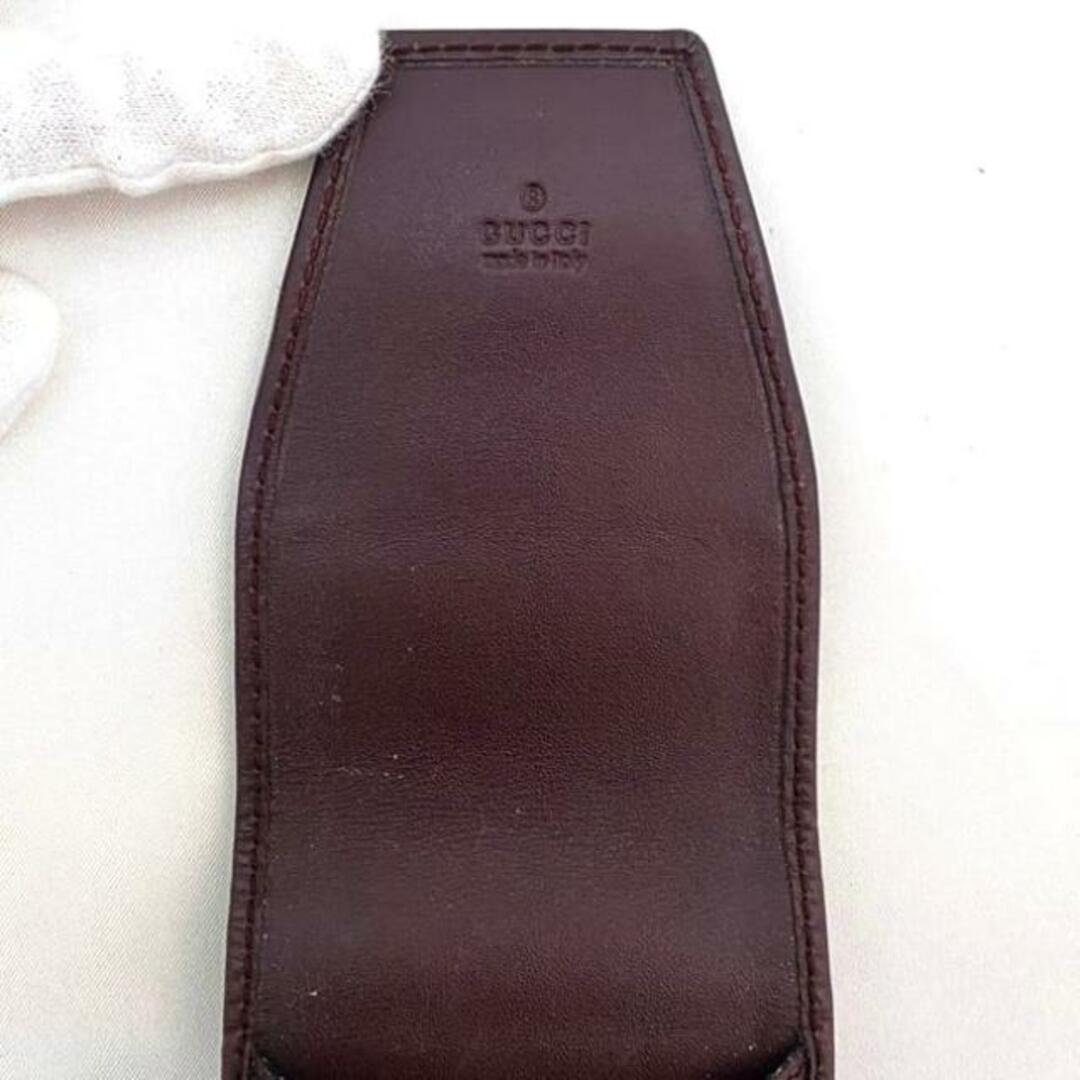 GUCCI - グッチ 煙草ケース ボルドー アルドワーズ 181716 美品 GUCCI - グッチ 煙草ケース ボルドー アルドワーズ 181716 美品